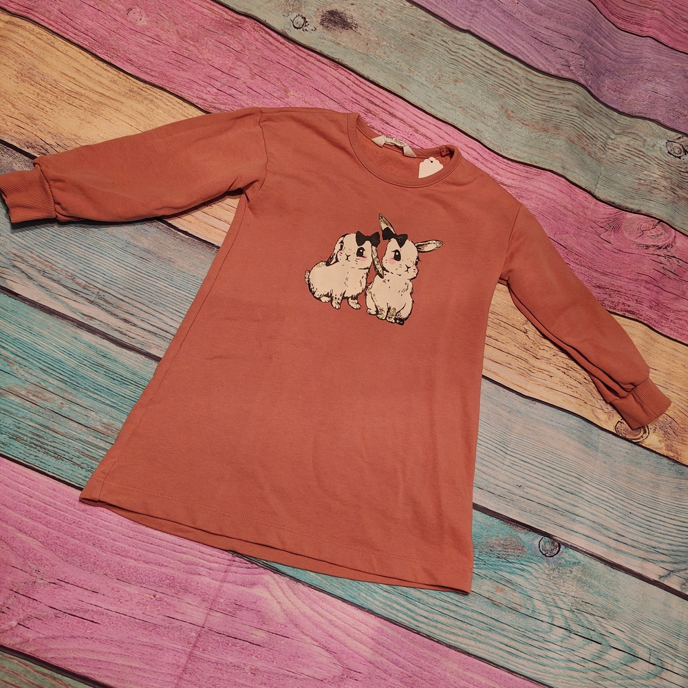 Girls Size 6 H&M Bunny Dress #0061